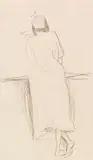 August Macke, Türke 2, 1914, Drawing