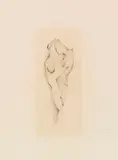 Rudolf Jahns, Zwei weibliche Akte, 1922, Pencil drawing
