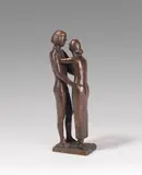 Kleines Liebespaar by Gerhard Marcks, 1979, Bronze, sold Jun 2018