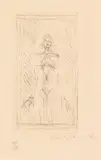 Alberto Giacometti, Petit nu debout, 1959, Drypoint