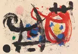 Le cheval ivre by Joan Miró, 1964, Lithograph in colors, sold Jun 2018