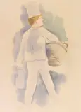 Bäckerjunge by George Grosz, 1929, Watercolor, sold Jun 2018