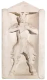 Franz von Stuck, Flöte blasender Faun (Syrinx blasender Pan), Ca. 1914/15, Plaster