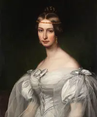 Friedrich Dürck, Bildnis der Caroline Krafft, geb. Platner (1811-1873), 1835, Oil on canvas