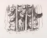 Edvard Munch, Skogen (Der Wald), 1908/09, Lithograph