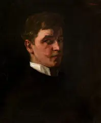 Selbstbildnis by Wilhelm Trübner, 1876/78, Oil on canvas, sold May 2018