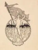 17 Bll.: Entwurfszeichnungen by (d. i. Hugo Höppener) Fidus, 1898, India Ink, sold May 2018