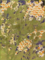 Paula Rösler, Frauenflachs, 1917, Tempera