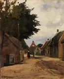 Friedrich Kallmorgen, Sommerliche Dorfstraße