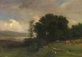 Joseph Wenglein, Blick von Buchberg auf Bad Tölz