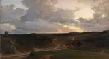 Valentin Ruths, Abendstimmung in der Heide, 1878, Oil on canvas