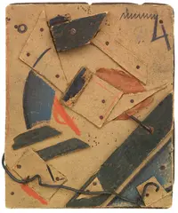 Kurt Schwitters, Merzzeichnung, 1919, Assemblage