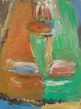 Georg Baselitz, Das Abgarbild, 1984, Oil on canvas