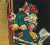 Max Beckmann, Stilleben mit Rosen, 1927, Oil on canvas