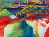 Gerhard Richter, Gebirge, 1984, Watercolor