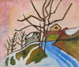 Gabriele Münter, Vereiste Straße