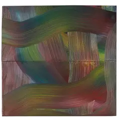 Gerhard Richter, Rot-Blau-Gelb, 1973, Oil