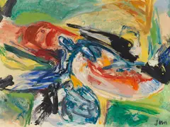 Asger Jorn, C'est dans l'air, 1965, Oil on canvas