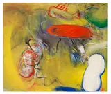 Horst Antes, Sommerbild, 1961, Tempera
