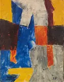 Serge Poliakoff, Composition abstraite, 1965, Oil on canvas