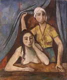 Am Fenster by Karl Hofer, 1922, Oil on canvas, sold Dec 2017