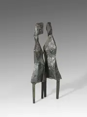 Two by Lynn Chadwick, 1970, Bronze, sold Dec 2017