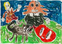 André Butzer, Untitled, 2005, Oil on canvas