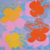 Andy Warhol, Flowers, 1970, Serigrafie auf festem Papier