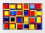 Revolver Rot gelb Blau E I by Imi Knoebel, 2007/08, Acrylic, sold Dec 2017