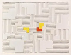 Adolf Fleischmann, Composition #4, 1960/61, Oil