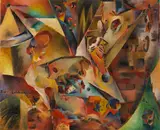 Curt Ehrhardt, Mord-Maschine, 1921, Oil
