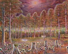Armin Boehm, Mondstadt II, 2003, Acrylic on canvas