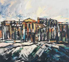 Detlev Foth, Riga, 2002, Oil on canvas