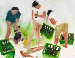 Ohne Titel by Sven Kroner, 1997, Oil on canvas, sold Dec 2017