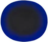 Rupprecht Geiger, A.S. 710/76 (Blau-Schwarz Konzentrisch), 1976, Acrylic on panel
