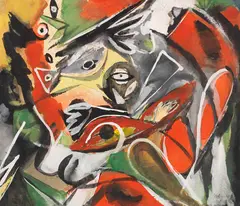 Ernst Wilhelm Nay, Silence II, 1948, Gouache