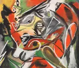 Ernst Wilhelm Nay, Silence II, 1948, Gouache