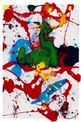 Sam Francis, Ohne Titel, 1989, Acrylic on paper