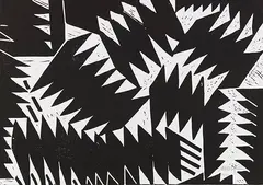 Heinz Mack, 14 Linolschnitte, 2013, Linocut