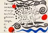 Alexander Calder, Los Oscuro Invade, 1974, Gouache