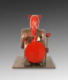Joachim Schmettau, Musikant, 1986, Bronze