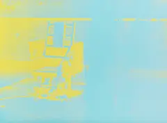 Electric Chair by Andy Warhol, Farbserigrafie auf Karton, sold Dec 2017