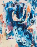 Ohne Titel by Fred Thieler, 1965, Mixed media, sold Dec 2017