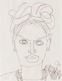Alexander Calder, Ohne Titel, 1968, India ink drawing