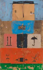 Mann im Regen by Markus Lüpertz, 2010, Gouache, sold Dec 2017