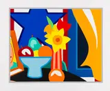 Tom Wesselmann, Still Life with Blowing Curtain Orange, 1999, Silkscreen in colors