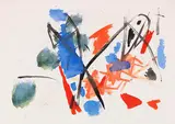 Ohne Titel by Ernst Wilhelm Nay, Um 1953, Watercolor, sold Dec 2017