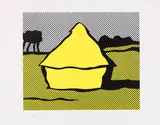 Roy Lichtenstein, Yellow Haystack, 1969, Silkscreen