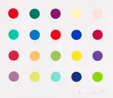 Lauric Acid Butyl Ester by Damien Hirst, 2011, Woodcut in colors, sold Dec 2017