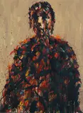 Max Uhlig, Kopf, 1995, Oil on canvas